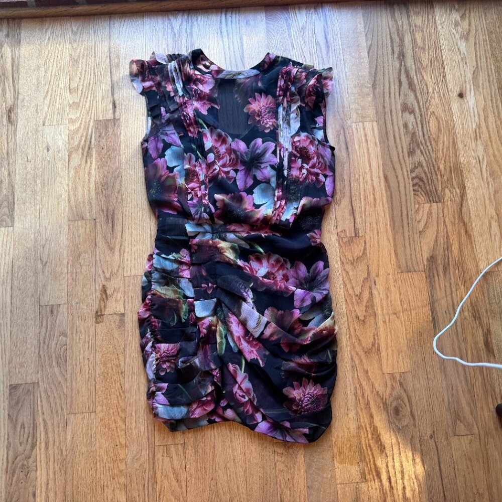 AllSaints Hali Ahiaha Chiffon Dress – NWT